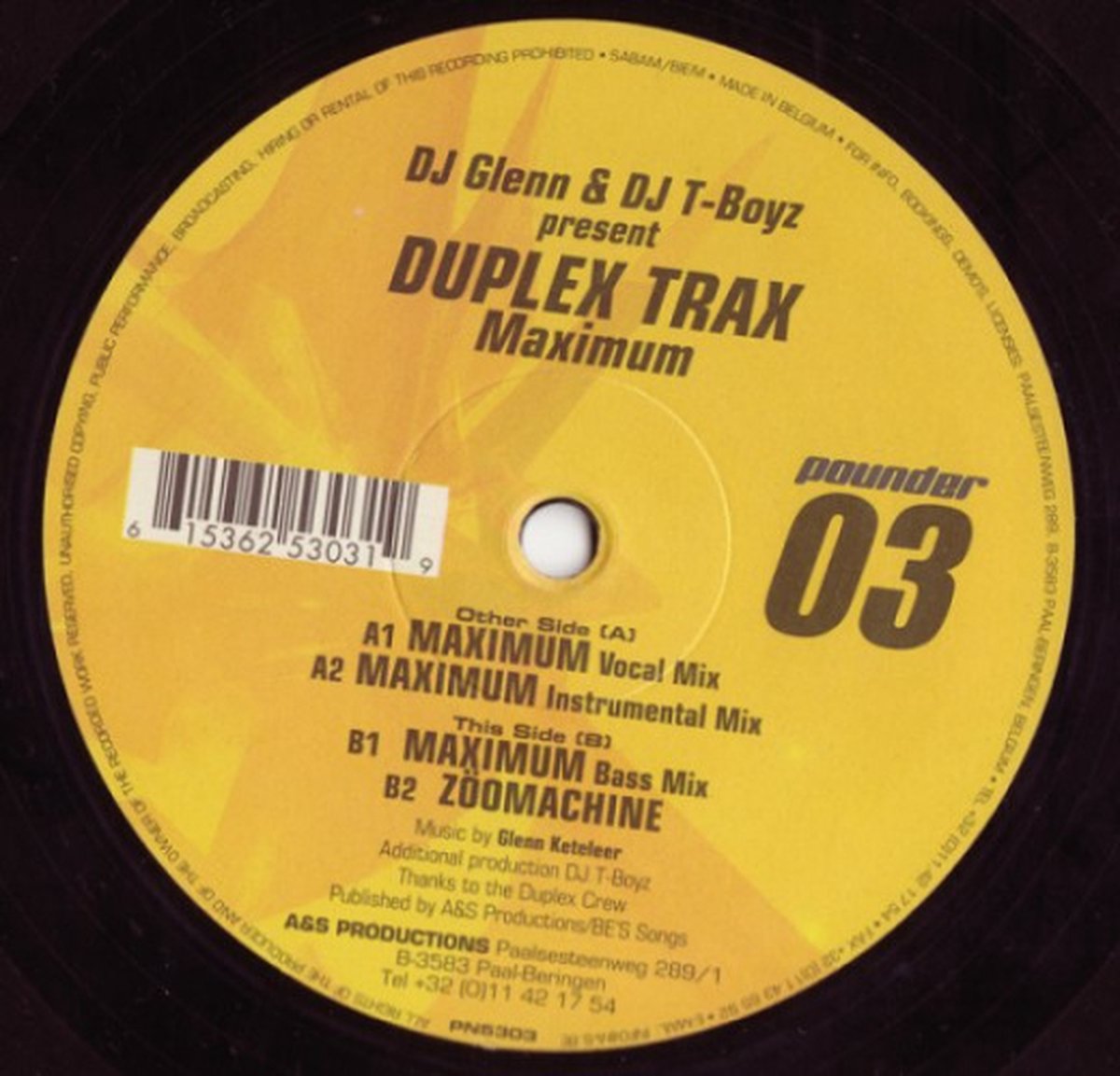 Duplex Trax - Maximum