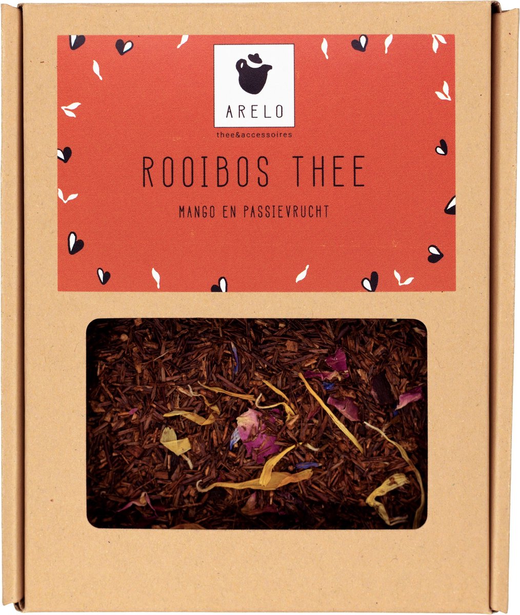 ARELO Rooibos ,Mango, Passievrucht thee - Losse thee - Thee geschenk