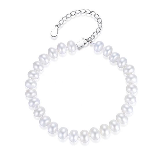 Bracelet perle argent 925 avec perles d'eau douce Mare IV - Bracelet perle avec perles de haute qualité - Coffret cadeau - Sophie Siero Sieraad