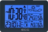 ECG MS 200 Grey - Weerstation - binnen- en buitentemperatuur – HTN LCD-display - Waterdichte Buitensensor - 3-kanaals sensor