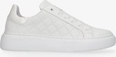 Tango | Alex 9-b white stitched leather sneaker- white sole | Maat: 41