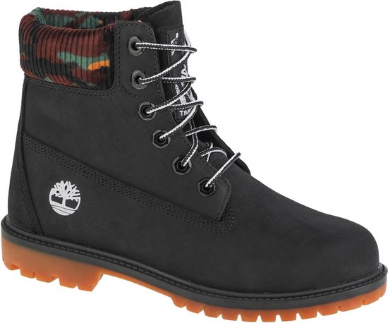Timberland Heritage 6 W A2M7T, Femme, Zwart, Trappeurs, Bottes femmes, taille : 39,5