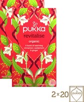 Pukka Thee - Revitalise - Voordeelverpakking - 2 x 20 zakjes