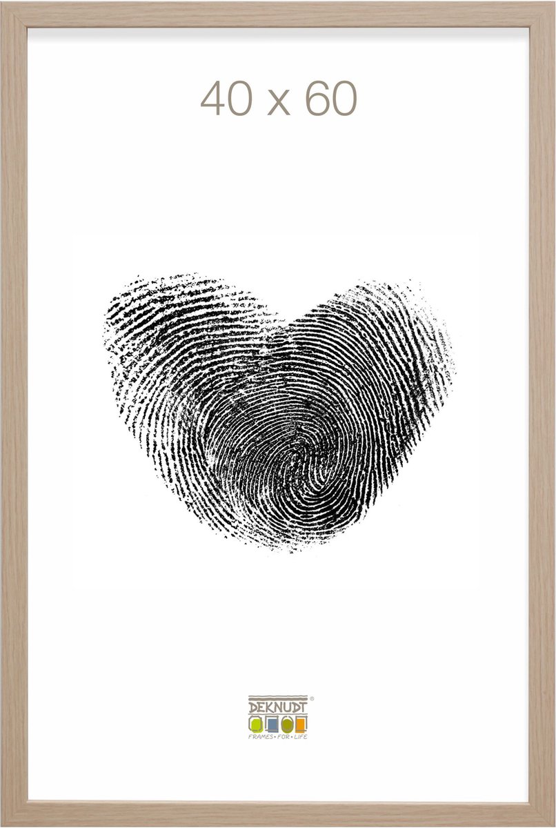 Deknudt Frames fotolijst S45RJ1 - naturel eikkleur - hout- 40x60 cm