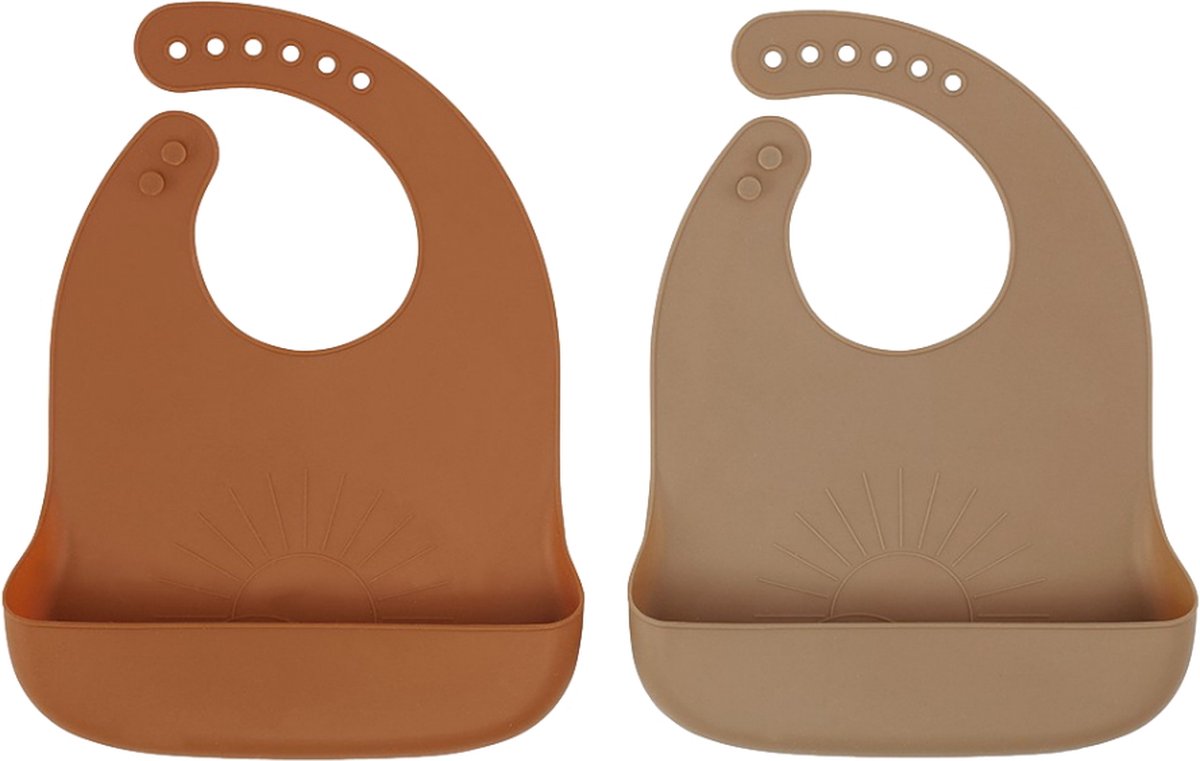 Goedkoopste By Lille Vilde Sun Iron & Earth 2 Stuks Silicone Slab LV-BIB-92
