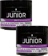 Schwarzkopf Junior Haar Gel Style & Control Nr.4 - Pak Je Voordeel - 2 x 150 ml