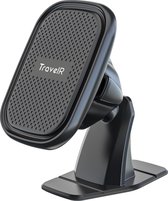 TravelR Auto telefoonhouder Magnetisch – Ventilatierooster/Dashboard/Voorruit – Inclusief Magneetplaatjes – Universeel – Zwart – GSM houder Auto – Telefoonhouders Auto