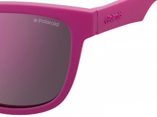 Polaroid Zonnebril 8018/s Cyq/ai Junior Vierkant Donkerroze/roze — afbeelding 4