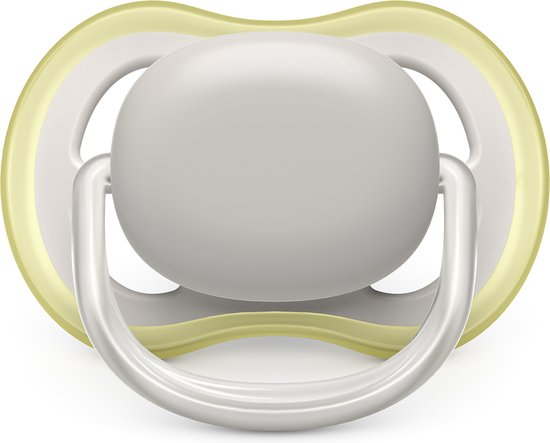 Philips Avent Ultra Air Fopspeen - 0 tot 6 Maanden - 2 Speentjes - Beige/Grijs - SCF085/15 van Philips — afbeelding 3
