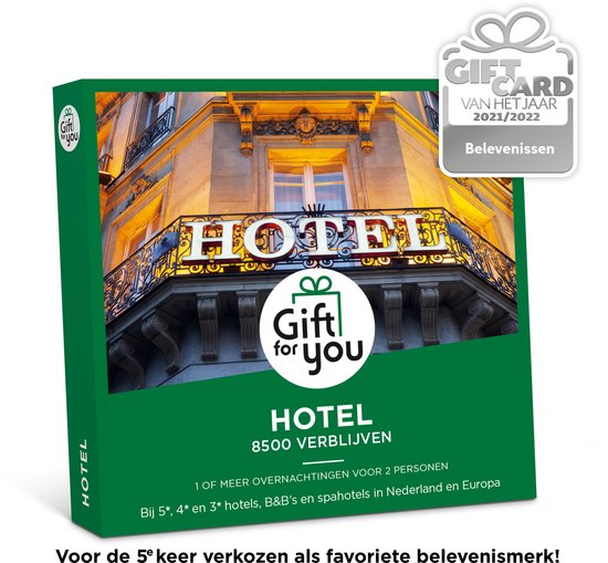 GiftForYou Cadeaubon - Hotel | bol.com