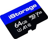 iStorage MicroSD Card 64GB - alleen te gebruiken met de iStorage datAshur SD flashdrive (module) - IS-FL-DSD-256