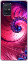 Coque Samsung Galaxy A51 - Spirale - Abstrait - Couleurs - Siliconen