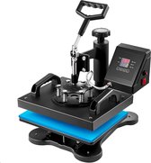 FlexPres - Transferpers - Hittepers - Verbeterd Design - Extra safety stop - Verstelbare Hoogte - Sublimatie printer