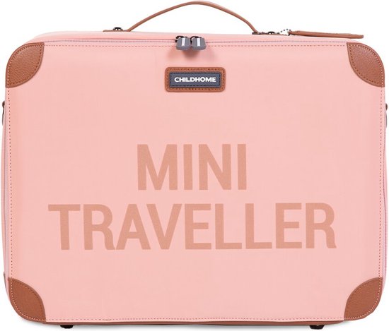 Childhome Mini Traveller - Kinderkoffer - Valies - Roze