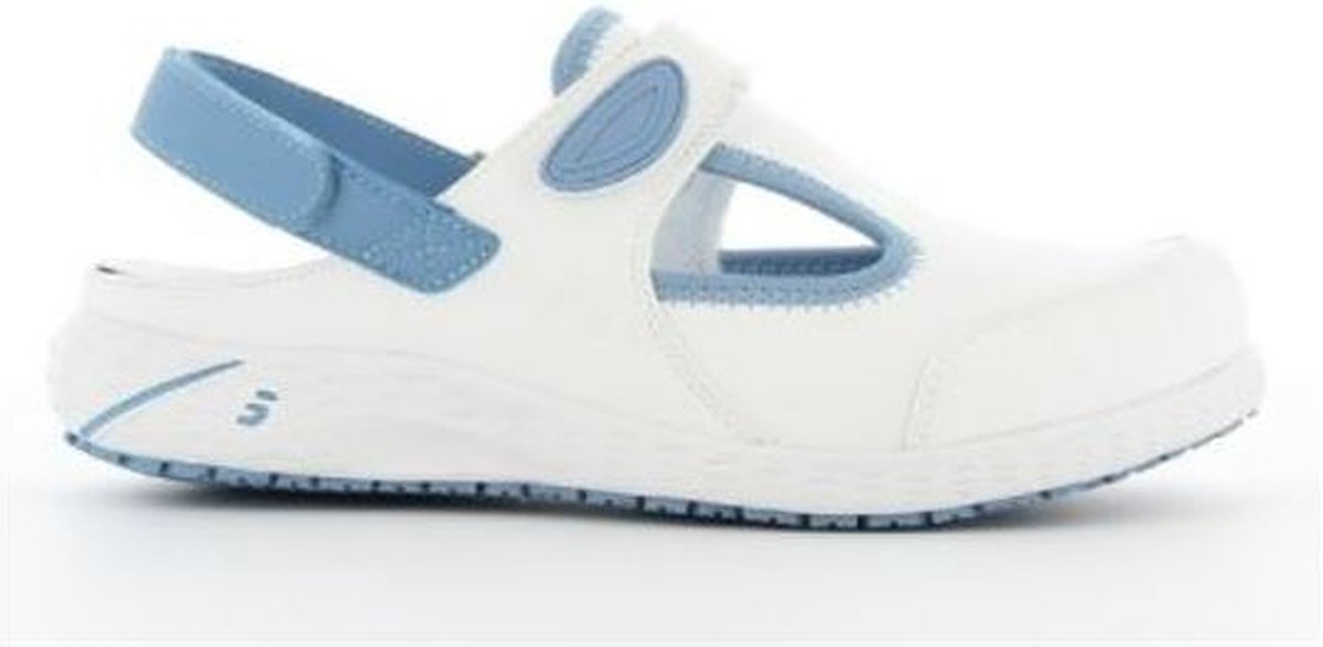 Safety Jogger Oxypas Carly Sandaal/Klomp OB SRC-ESD-AS Lichtblauw – Maat 37
