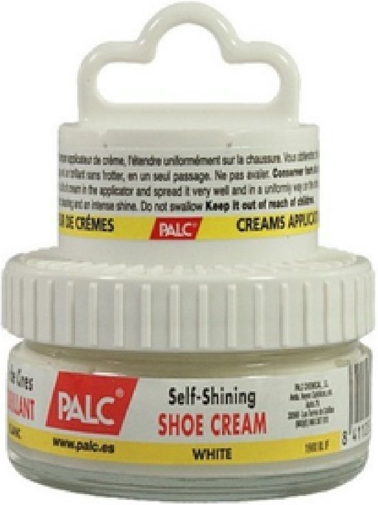 Palc auto-lubrifiant - Auto-brillant - Cirage - Crème pour chaussures - Cirage pour chaussures - Peinture pour chaussures - 50ml - Wit