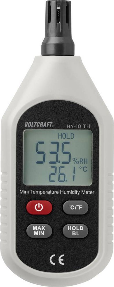 VOLTCRAFT HY-10 TH Luchtvochtigheidsmeter (hygrometer) 0 % Hrel 100 % Hrel