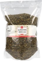 Van Beekum Specerijen - Jalapeno Peper Groen 2-3 mm - 800 gram (hersluitbare stazak)