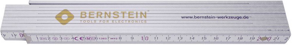BERNSTEIN Tools for Electronics 7-502 Duimstok 2 m Hout
