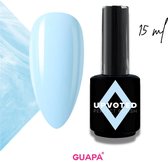 GUAPÀ® Gellak Licht Blauw | Pink Gellak | Gel Nagellak | Gel Polish | Professionele Salon Kwaliteit | 15 ml