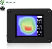 MoreLife Warmtecamera - Warmte Camera - Handheld Warmtecamera - Thermografiek - Thermische Camera - Warmtebeeld - Infrarood Camera - Warmtemeter - Compacte Warmtebeeldcamera - Warmtebeeld - T