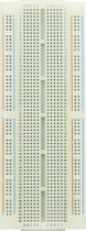 TRU COMPONENTS 0165-40-4-27020 Breadboard Verschuifbaar Totaal aantal polen 840 (l x b x h) 172.7 x 64.5 x 8.5 mm 1 stuk(s)