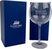 Verre à Gin Glencairn - Série Jura - Gravé 'Gindependant woman' - Cristal sans plomb