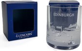 Glencairn Whiskytumbler Skyline Edinburgh - Kristal loodvrij - Made in Scotland