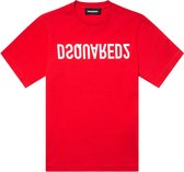 Dsquared2 Jongens T-shirt Rood maat 152