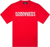 Dsquared2 Jongens T-shirt Rood maat 176