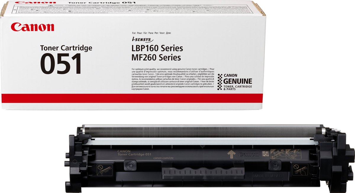 Canon 051 toner cartridge zwart (origineel)