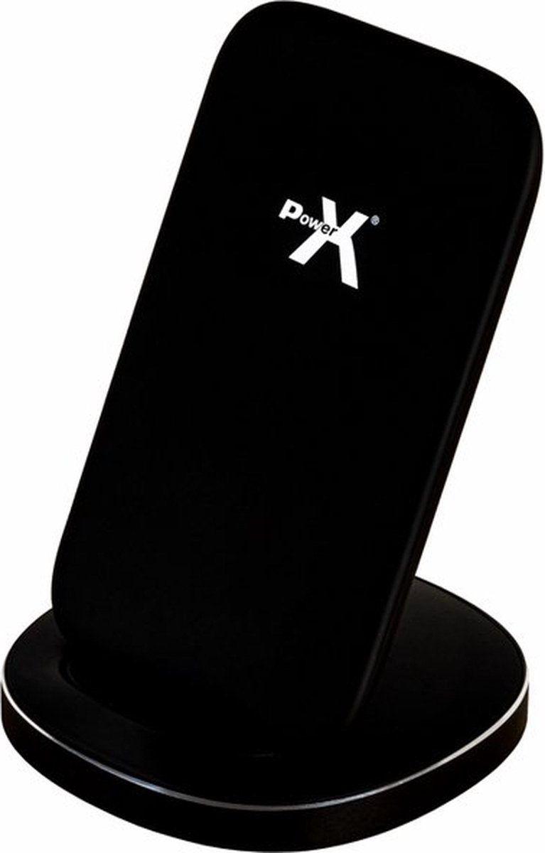 Power X 15W Draadloos FAST-CHARGING Stand - Zwart - Type-C aansluiting