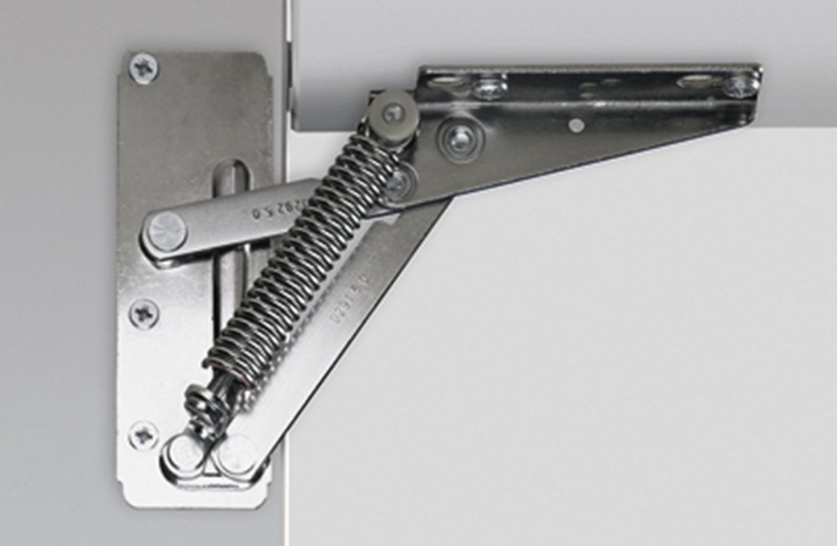 Klepbeslag - Vernikkeld - Staal - Hettich - Hettich Kleplift 80-220N, 90°