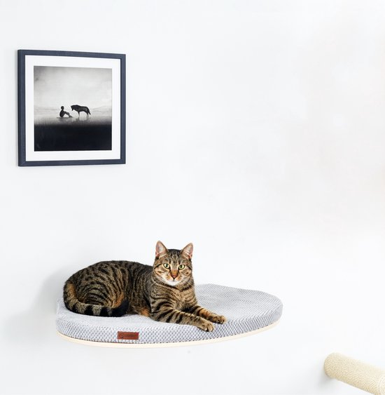 Cosy And Dozy - Cat Rest Grijs -Hangmat Kat – Wasbaar Kattenplank - Katten Muur | bol.com