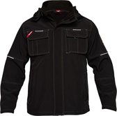 FE Engel Combat Softshelljas 1260-229 - Zwart 20 - XL