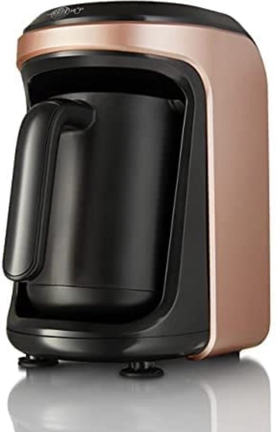 Cafetière Turque - MARQUE - k1503 - Acier Inoxydable - 300 ml - Rouge