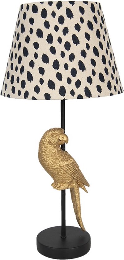 Tafellamp - Luxe Tafellamp - Tafellampen - Lamp - Lampen - Sfeerlamp - Sfeerlampen - Staande lamp - Goud - 51 cm hoog
