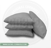 VOORDEEL PAKKET - 2 x 4 Cornhole Bags / Zakjes in de kleuren ROZE en GRIJS (volgens de officiële normen)