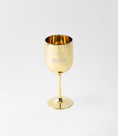 2 stuks Moschino gouden Champagne glazen (kunststof) Ciroc Vodka