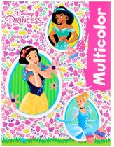 Disney Princess kleurboekje- Multicolor - Kleurboek - Papier - 32 pagina's