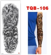 Ceka tijdelijke plak tattoo sleeuwe keuze uit diverse afbeeldingen