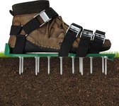 EIVOTOR Cultivators - Grasbeluchter schoenen - Grasventilatorschoenen - Gazonpriksandalen - nagelschoenen -  opvouwbaar - ergonomie - voor gazon en tuin