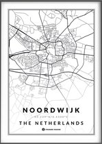 Citymap Noordwijk - Stadsposter 21x30