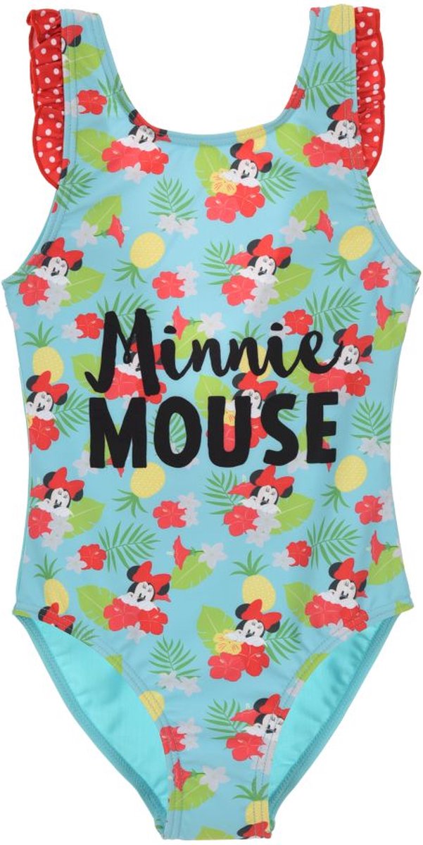Minnie Mouse - Badpak - Turquoise - 4 jaar - 104cm