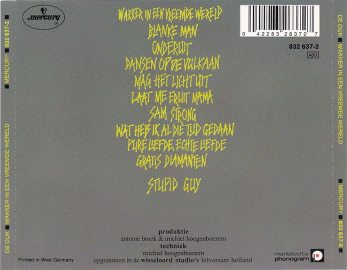 Wakker In Een Vreemde Wereld, De Dijk | Muziek | bol