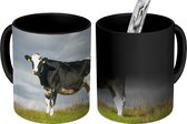 Magische Mok - Foto op Warmte Mokken - Koffiemok - Koe - Landschap - Lucht - Magic Mok - Beker - 350 ML - Theemok