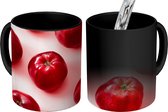 Magische Mok - Foto op Warmte Mok - Appel - Rood - Fruit - 350 ML - Uitdeelcadeautjes