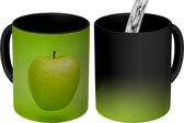 Magische Mok - Foto op Warmte Mok - Appel - Groen - Fruit - 350 ML - Uitdeelcadeautjes