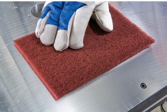 Plateau abrasif PFERD POLINOX - 224 x 154 mm - Grain 280 - PVSK 150 A 280