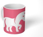 Mok - Kindertekening eenhoorn symbool - 350 ML - Beker - Uitdeelcadeautjes